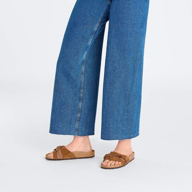 Oita Cuir suédé tressé Mink Oita Cuir suédé tressé Mink