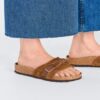 Oita Cuir suédé tressé Mink Oita Cuir suédé tressé Mink