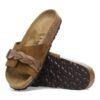 Oita Cuir suédé tressé Mink Oita Cuir suédé tressé Mink