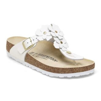 Ornement floral Gizeh en cuir naturel