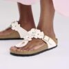 Ornement floral Gizeh en cuir naturel Ornement floral Gizeh en cuir naturel