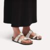Ornement floral Mayari en cuir naturel Ornement floral Mayari en cuir naturel