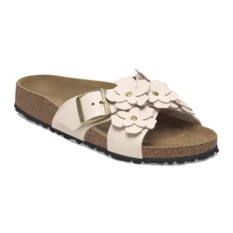 Ornement floral Siena en cuir naturel