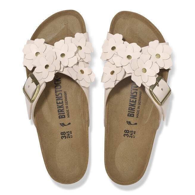 Ornement floral Siena en cuir naturel Ornement floral Siena en cuir naturel