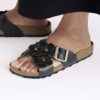 Ornement floral Siena en cuir naturel Ornement floral Siena en cuir naturel