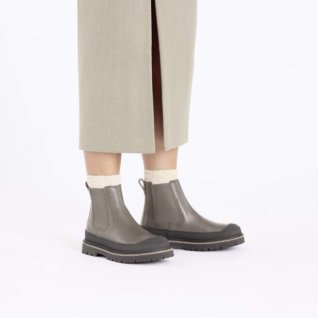 Prescott Slip on Femme Cuir ciré Prescott Slip on Femme Cuir ciré