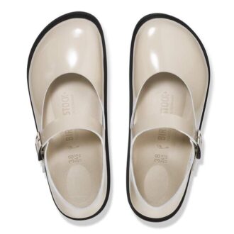 Semelle Mantova en cuir naturel verni Semelle Mantova en cuir naturel verni
