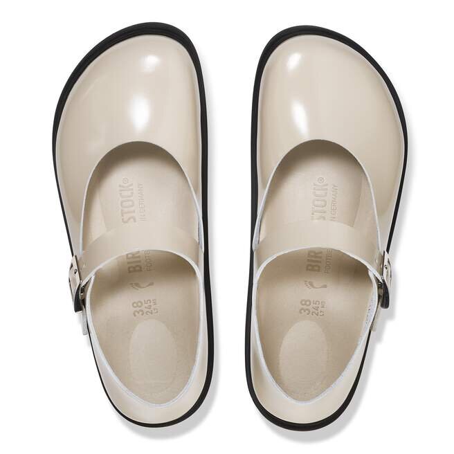 Semelle Mantova en cuir naturel verni Semelle Mantova en cuir naturel verni