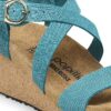 Sibyl à boucle annulaire en cuir nubuck gaufré