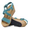 Sibyl à boucle annulaire en cuir nubuck gaufré
