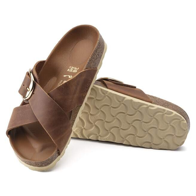 Siena Big Buckle Cuir naturel huilé Siena Big Buckle Cuir naturel huilé