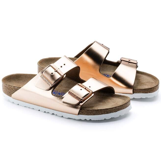 Soft Footbed Arizona en cuir naturel Soft Footbed Arizona en cuir naturel