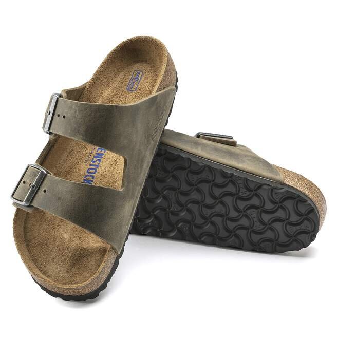 Soft Footbed Arizona en cuir naturel huilé Soft Footbed Arizona en cuir naturel huilé