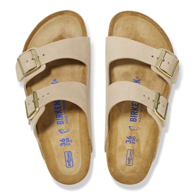 Soft Footbed Arizona en cuir nubuck Soft Footbed Arizona en cuir nubuck