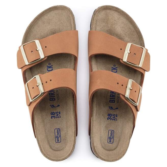 Soft Footbed Arizona en cuir nubuck Soft Footbed Arizona en cuir nubuck