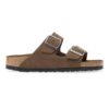 Soft Footbed Arizona en cuir suédé, teinte Dark Tea