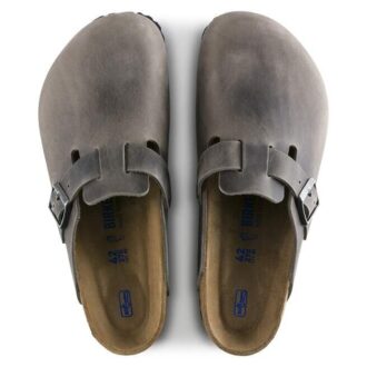 Soft Footbed Boston en cuir naturel huilé