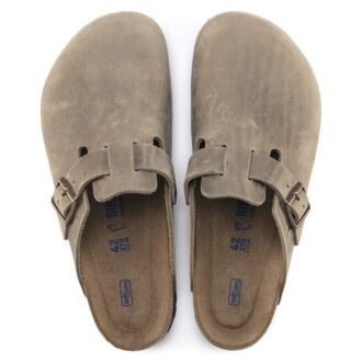 Soft Footbed Boston en cuir naturel huilé
