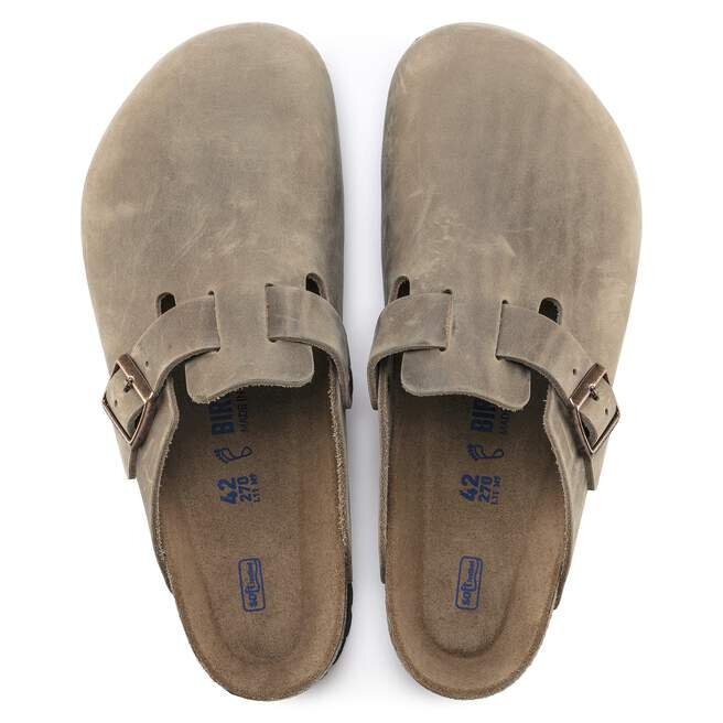 Soft Footbed Boston en cuir naturel huilé Soft Footbed Boston en cuir naturel huilé