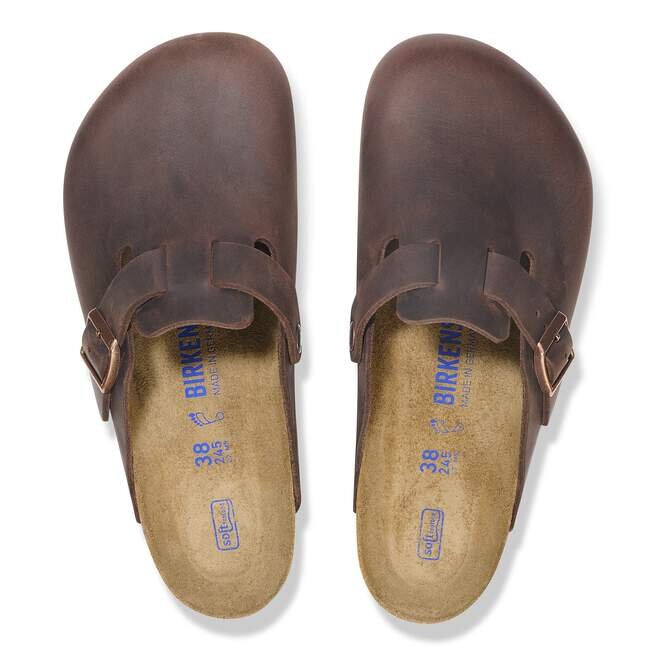 Soft Footbed Boston en cuir naturel huilé Soft Footbed Boston en cuir naturel huilé