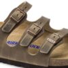 Soft Footbed Florida en cuir huilé marron tabac
