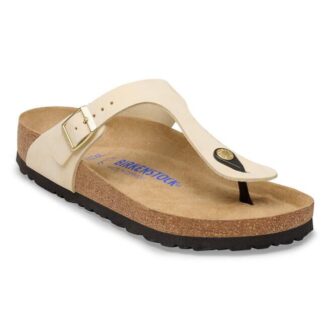 Soft Footbed Gizeh en cuir nubuck
