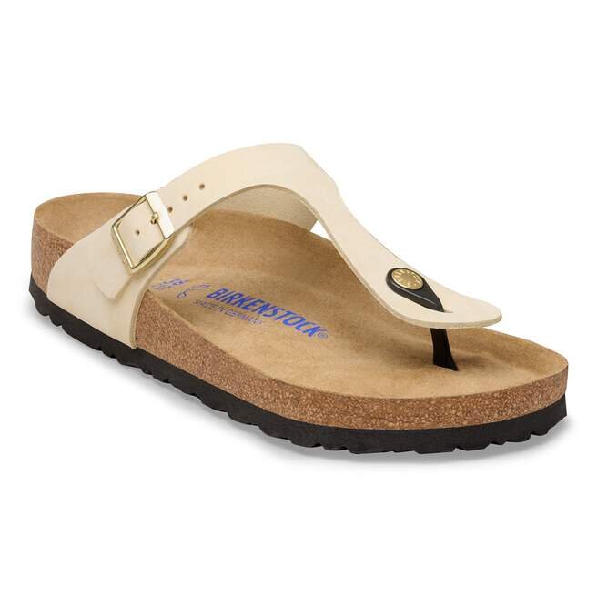 Soft Footbed Gizeh en cuir nubuck Soft Footbed Gizeh en cuir nubuck