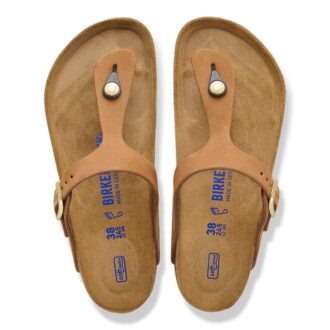 Soft Footbed Gizeh en cuir nubuck Soft Footbed Gizeh en cuir nubuck