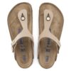 Soft Footbed Gizeh en cuir nubuck