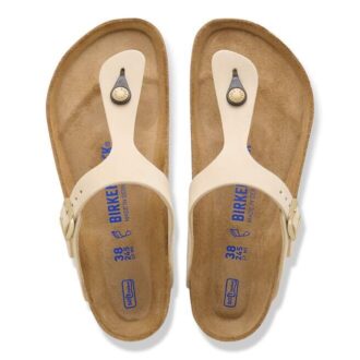 Soft Footbed Gizeh en cuir nubuck