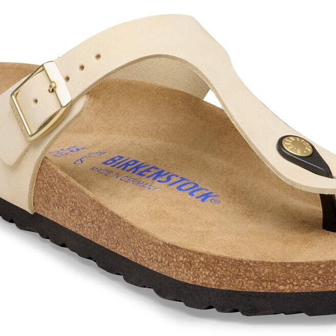 Soft Footbed Gizeh en cuir nubuck Soft Footbed Gizeh en cuir nubuck
