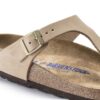 Soft Footbed Gizeh en cuir nubuck