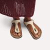Soft Footbed Gizeh en cuir nubuck Soft Footbed Gizeh en cuir nubuck