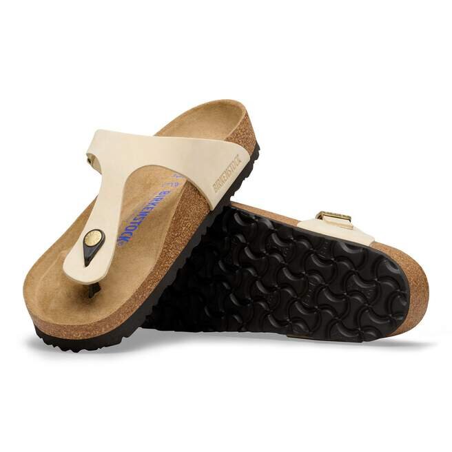 Soft Footbed Gizeh en cuir nubuck Soft Footbed Gizeh en cuir nubuck