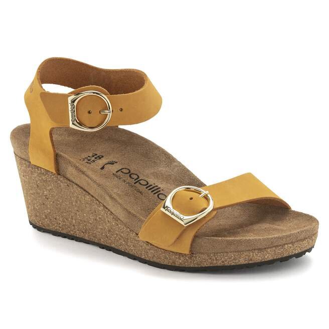 Soley en cuir nubuck abricot Soley en cuir nubuck abricot