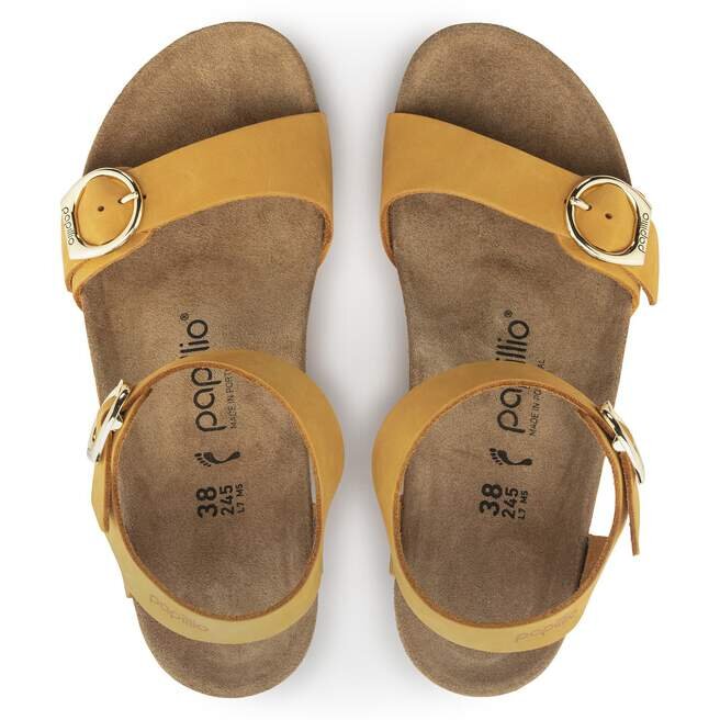 Soley en cuir nubuck abricot Soley en cuir nubuck abricot