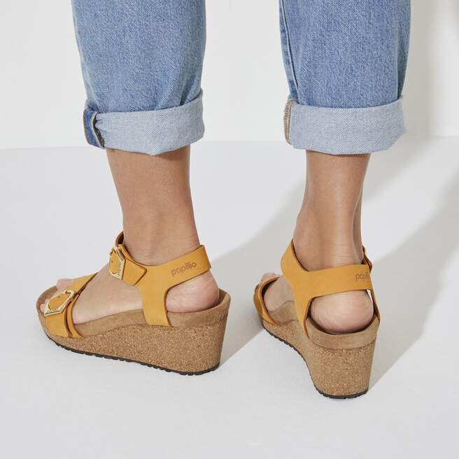 Soley en cuir nubuck abricot Soley en cuir nubuck abricot