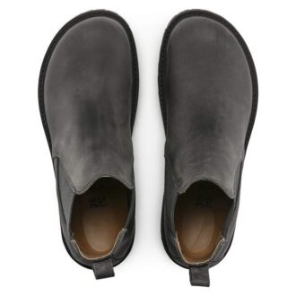 Stalon en cuir nubuck graphite