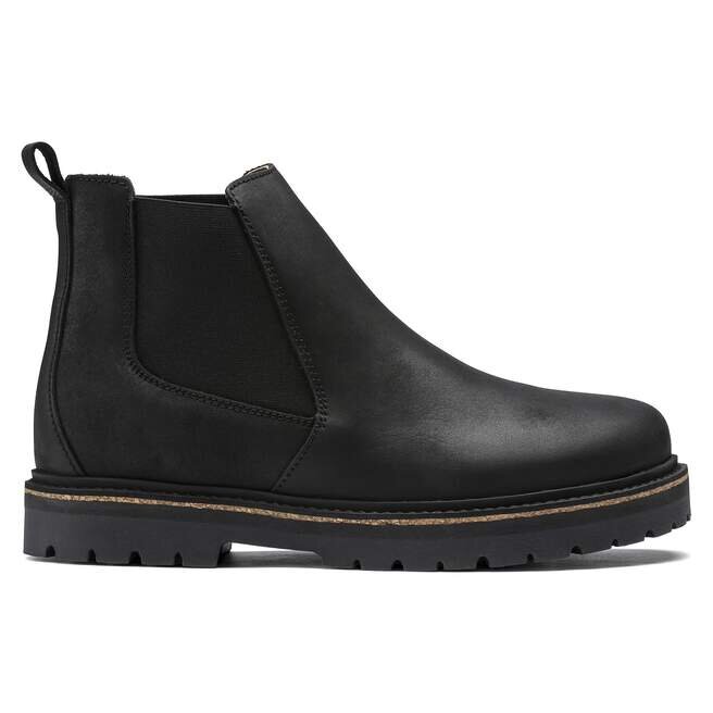 Stalon en cuir nubuck noir Stalon en cuir nubuck noir