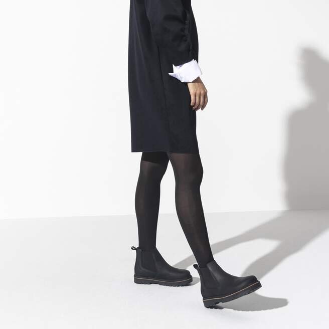 Stalon en cuir nubuck noir Stalon en cuir nubuck noir