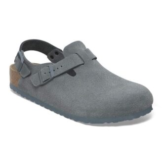 Tokio en cuir suédé gris basalte