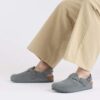 Tokio en cuir suédé gris basalte
