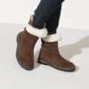 Uppsala en cuir suédé et peau de mouton