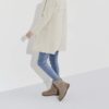 Uppsala en cuir suédé et peau de mouton