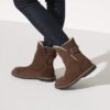 Uppsala en cuir suédé et peau de mouton