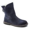 Uppsala en cuir suédé et peau de mouton bleu marine Uppsala en cuir suédé et peau de mouton bleu marine