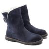 Uppsala en cuir suédé et peau de mouton bleu marine Uppsala en cuir suédé et peau de mouton bleu marine