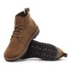 Uppsala Mid en cuir suédé