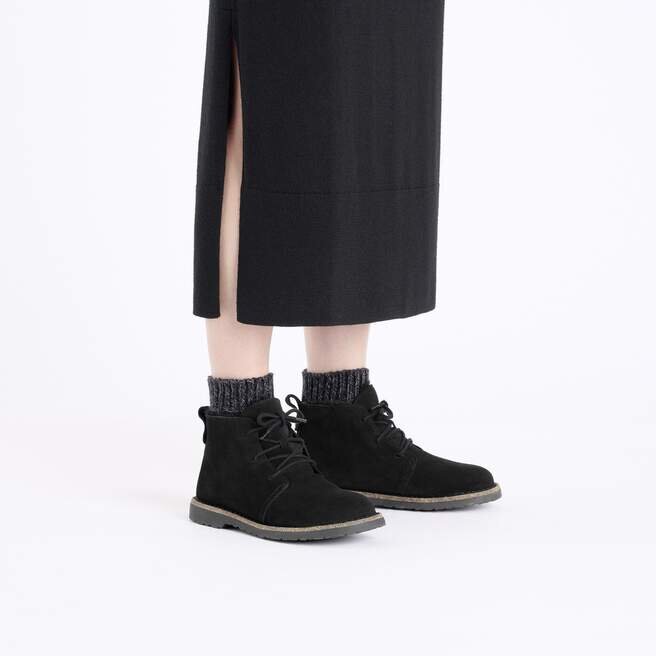 Uppsala Mid en cuir suédé et peau de mouton Uppsala Mid en cuir suédé et peau de mouton