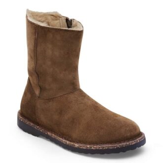 Uppsala Zip en cuir suédé et peau de mouton Uppsala Zip en cuir suédé et peau de mouton